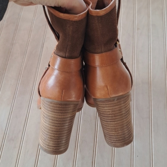 Lauren Ralph Lauren Dylan Suede Leather Mid Heel Boots. Size 8.5 - Picture 3 of 10